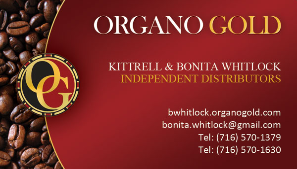 Buy Organo Gold Business Cards