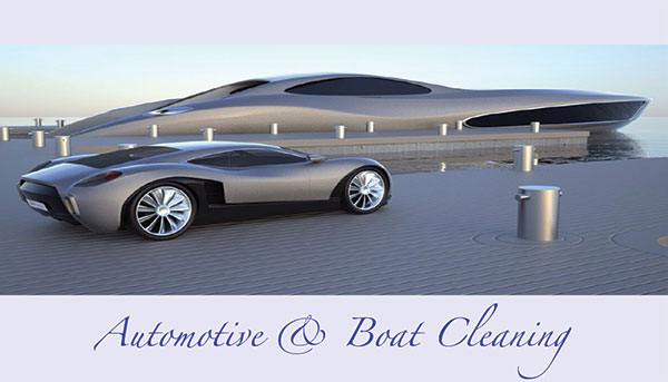 Automotive & Boat Cleaning Business Cards