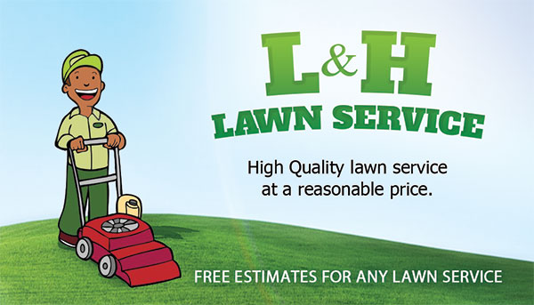 L&H Landscaper Business Card Design & Print in Miramar, FL