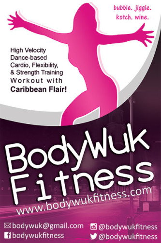 Flyer design for Body Wuk Fitness.