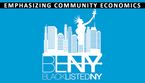 Blacklisted New York business card design