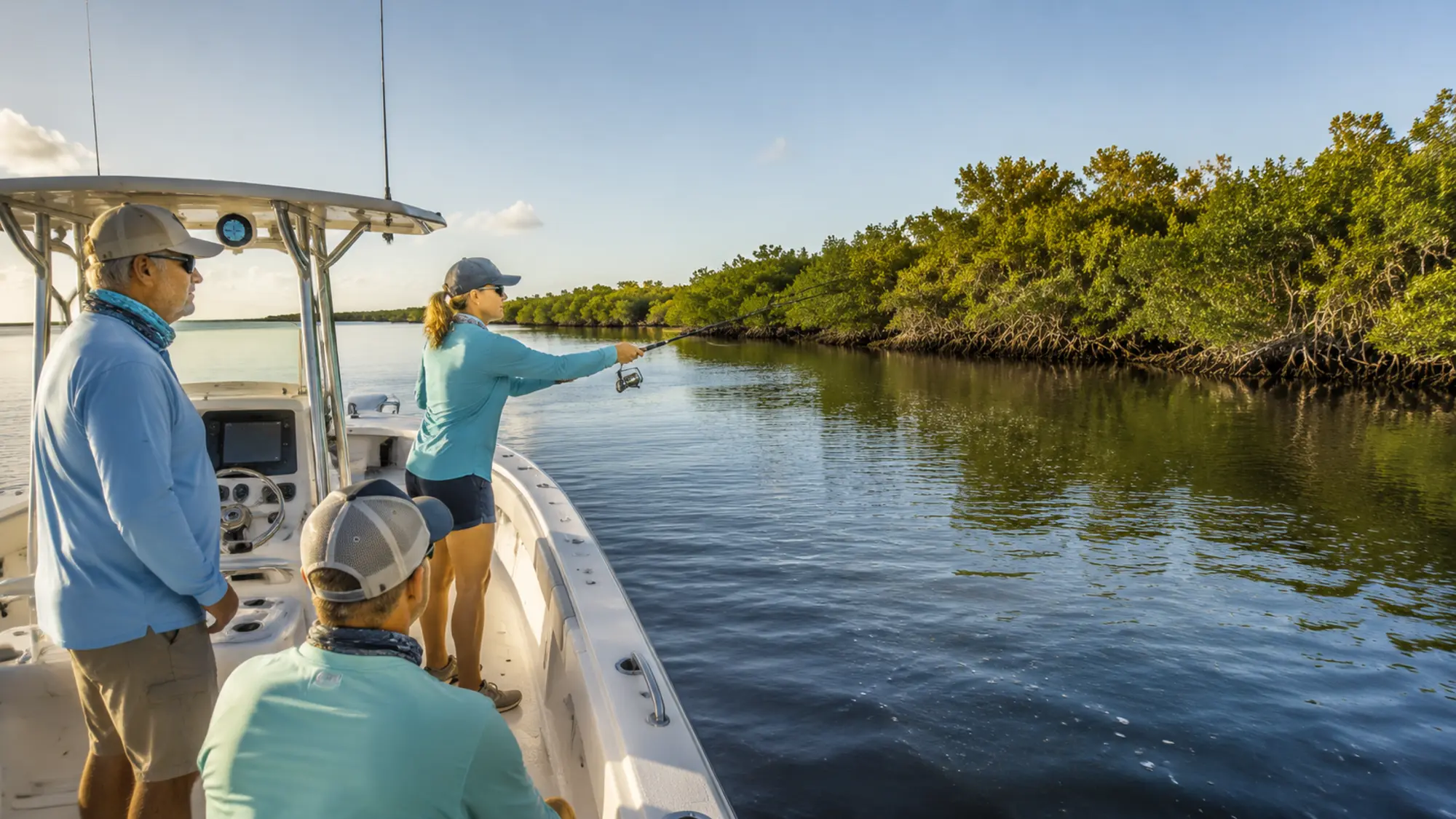 Original Lemon Bay inshore fishing imagery created for the website