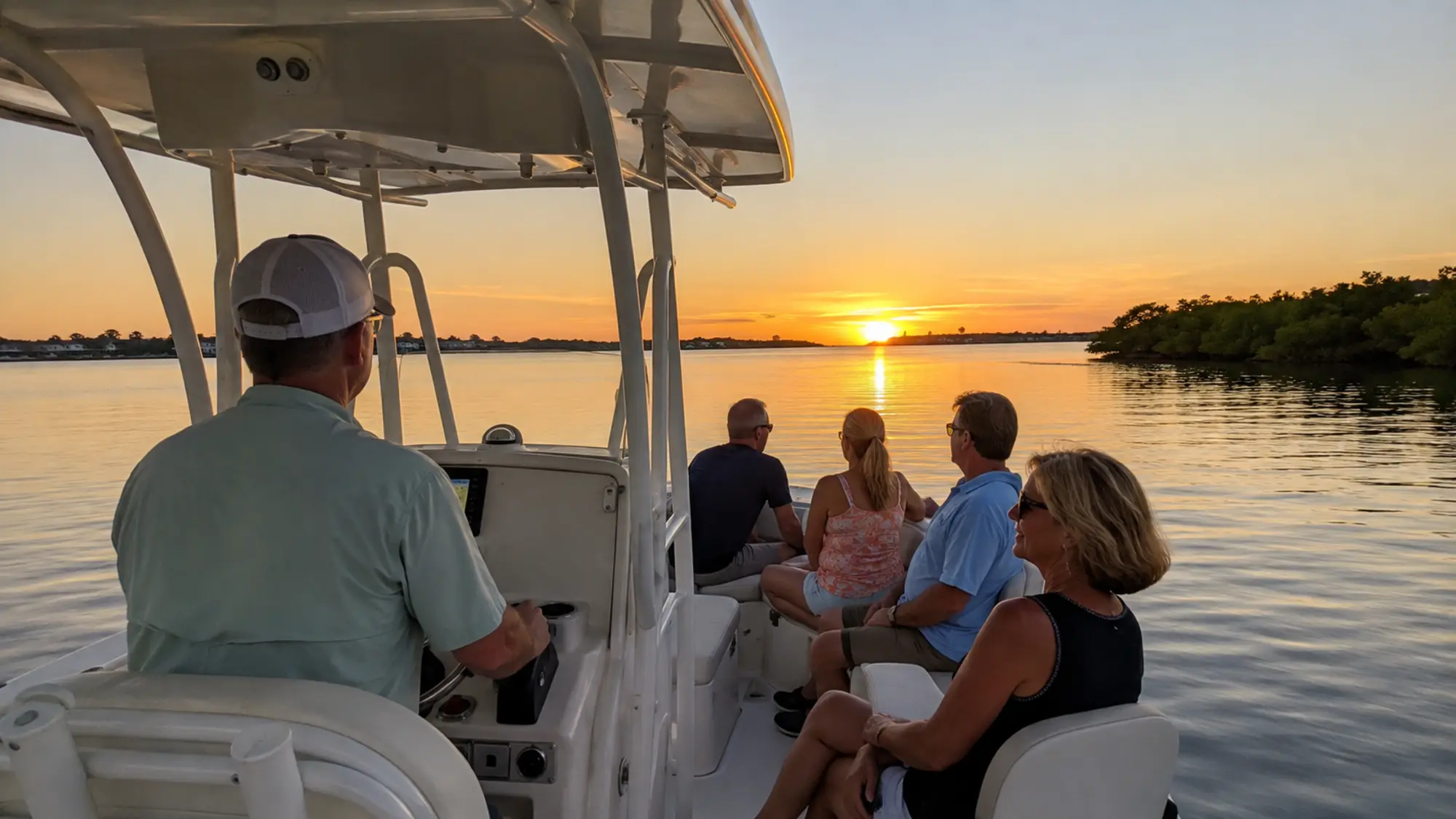 Original Englewood sunset cruise imagery created for the website
