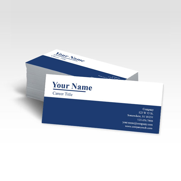 Mini Business Cards Skinny Specialty Size Premium Prints 1 5 X 3 5