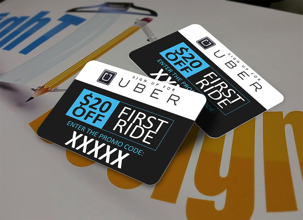 Uber Car Magnet with Referral Code
