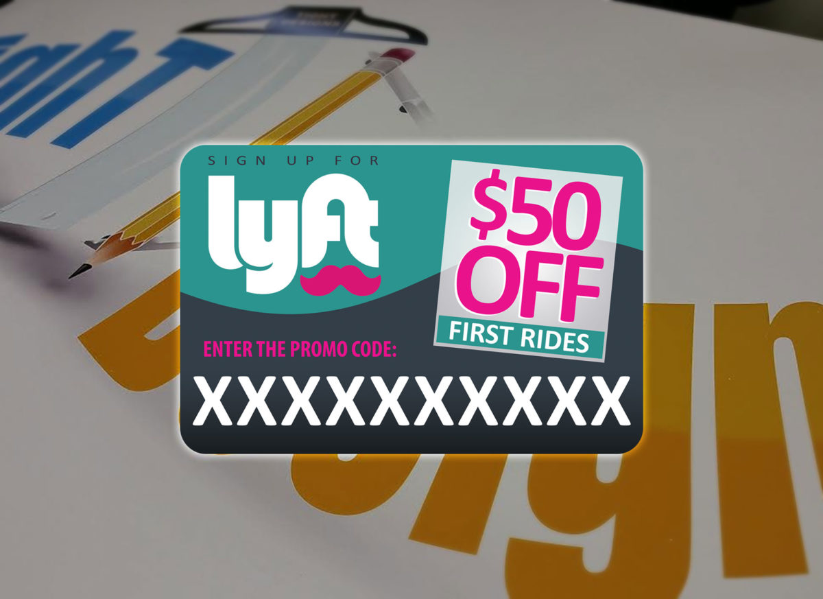 Lyft Car with Rider Referral Code Tight Designs & Printing