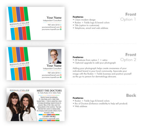 Rodan + Fields Business Cards