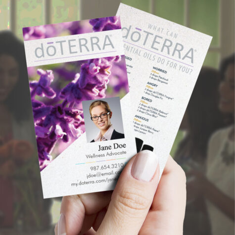 Two doTERRA Business Cards.