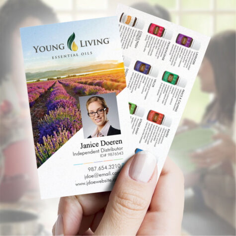 Young Living Independent Distributor Business Card Size