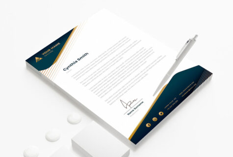 Professional Custom Letterheads - Boost Your Business Credibility & Branding