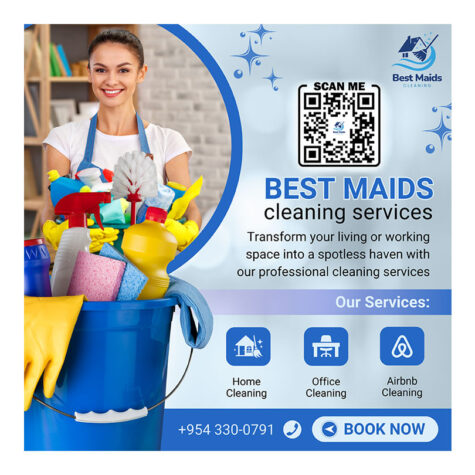 Maid Service Business Cards