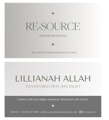 Re-Source Business Cards